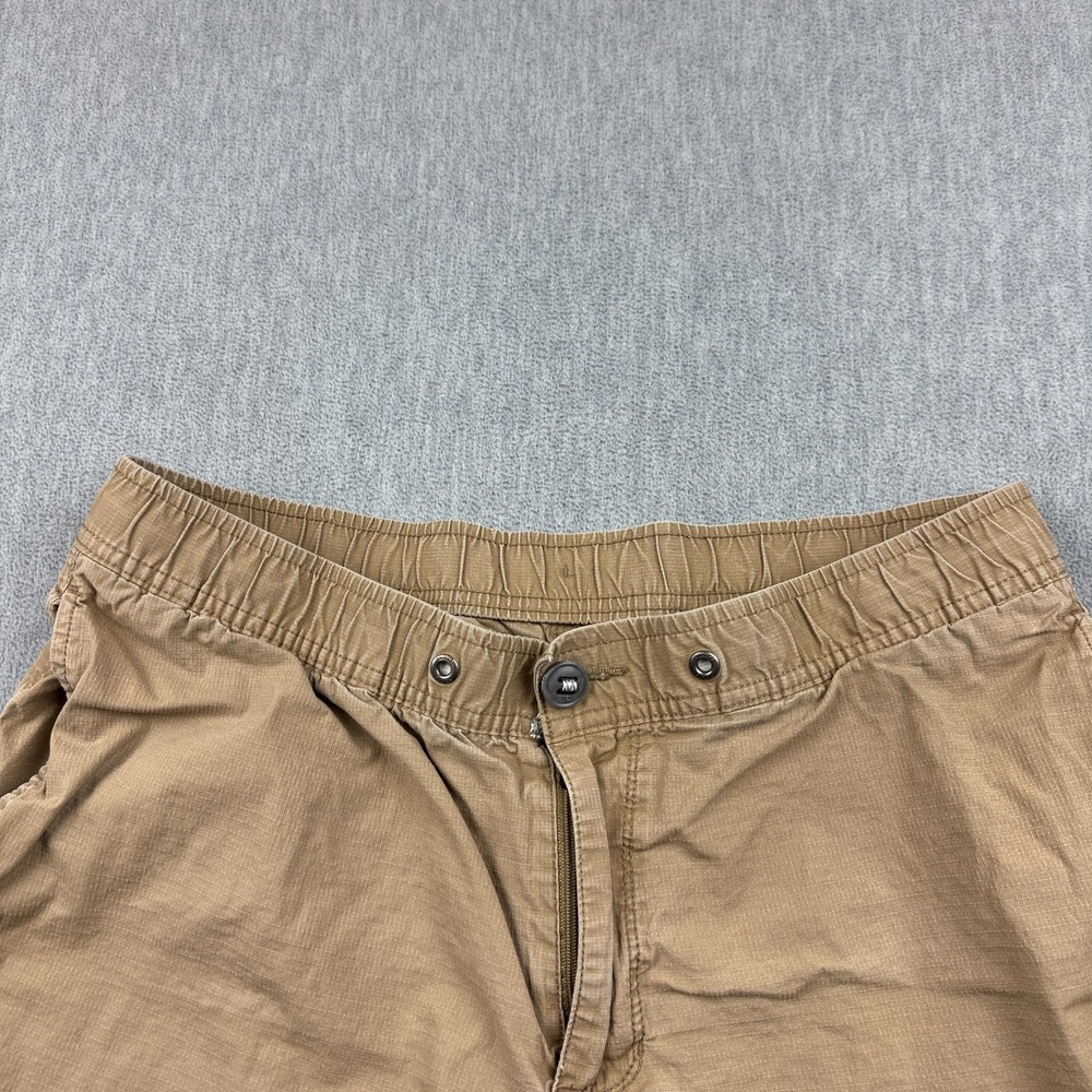 Vuori Shorts Mens 32 Brown Elastic Waist Utility Outdoor Hiking Trail Running - Picture 2 of 13
